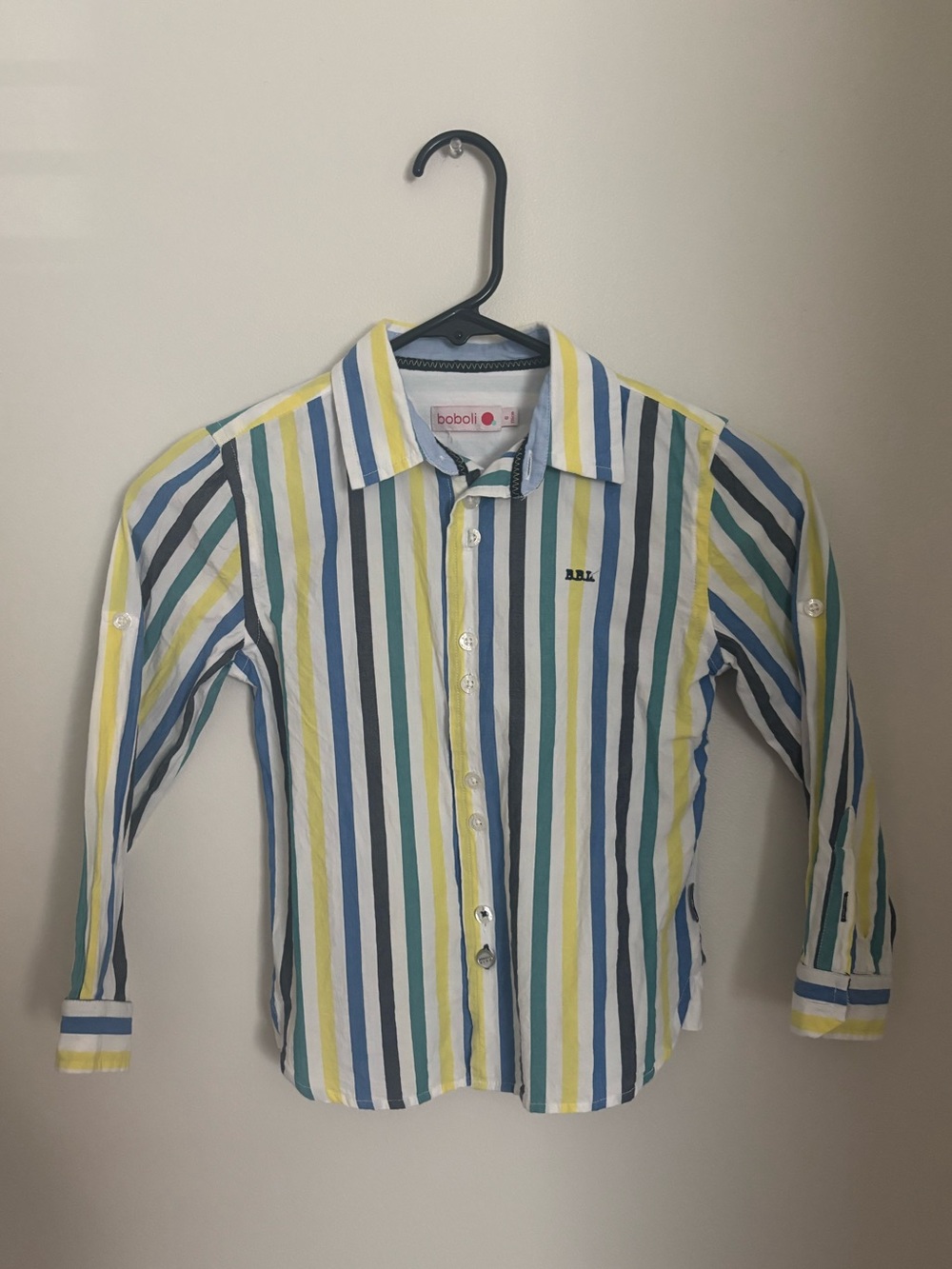 Boboli Boys' Striped Button-Down Shirt